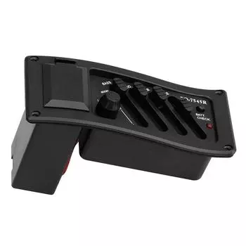 4-полосный эквалайзер для акустической гитары, пьезоэлектрический звукосниматель, предусилитель для акустической гитары