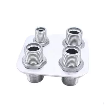 4 порта, разъем перегородки переменного тока, сменные детали, 1-6 (5/8 -18) Соединитель шланга нагревателя, компактная прочная заготовка