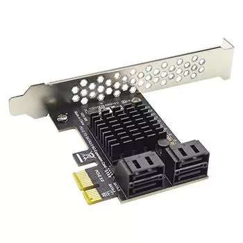 ~ 4-портовая карта SATA III PCIe, адаптер 6 Гбит/с с SATA 3.0 на PCI Express 1X с кронштейном