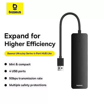 4-портовый концентратор Lite серии Baseus UltraJoy