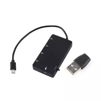 4-портовый Micro USB-концентратор USB2.0 OTG удлинитель адаптер зарядный кабель для смартфона и планшета