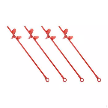 4 прочных анкерных колышка для палаток, простые в использовании аксессуары, колышки для палаток и тентов чёрный