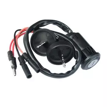 4 провода, переключатель зажигания с ключами, пригодный для TRX300 1990-2000 годов, Fourtrax, мотоцикл, ключ зажигания, аксессуары для ремонта