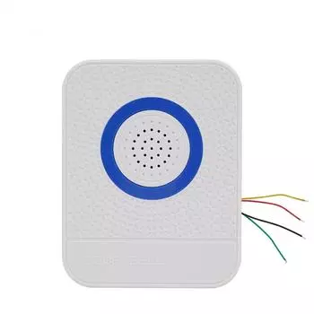 4 провода проводной белый дверной звонок DC12V контроль доступа дверной звонок электронная кнопка звонка Dingdong для домашней системы безопасности