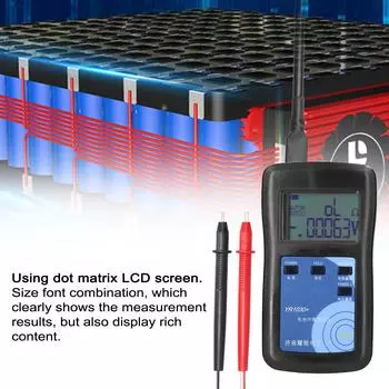 4-проводной YR1030+/YR1035+ Высокоточный быстрый прибор для проверки внутреннего сопротивления литиевых аккумуляторов 100 В для электромобилей 18650