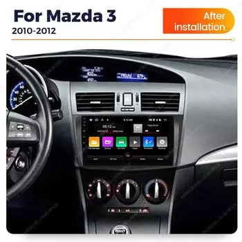 4-ядерный Android автомобильный радиоприемник для Mazda 3 2010 2011 2012 2013 мультимедийный видеоплеер GPS BT Carplay авто стерео 2din головное устройство Wifi