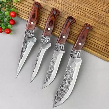 4 размера 5Cr нержавеющая сталь нож для обвалки мяса нож для рыбы тесак кухонные ножи поварские ножи 1