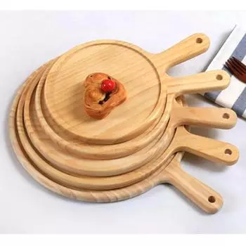 4 размера кухонных принадлежностей круглый деревянный цветной противень для пиццы хлеба тесто для выпечки дрель пластина для пиццы инструменты для выпечки