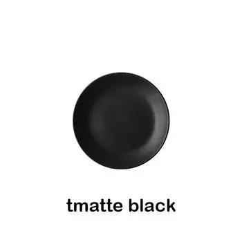 4 размера матовые розовые тарелки столовая посуда блюда для сервировки современные наборы тарелок набор японской посуды тарелки еда костяной фарфор 4.7inches(12cm)