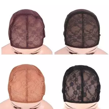 4 размера невидимая сетка для волос XL/L/M/S кружевная шапочка для парика своими руками сетчатые шапочки для парика женские L чёрный