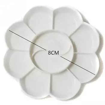 4 размера пластиковая палитра Art Alternatives поднос для краски художник акварельные принадлежности для акрила масла пропилена гуаши рукоделия DIY 8cm