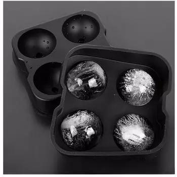 4 решетки Силиконовые формы для кубиков льда Форма для приготовления кубиков льда Квадратный поддон Форма для приготовления шариков льда Поддон для кубиков льда с крышкой для виски Форма для льда красный