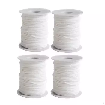 4 рулона 18 слоев/фут 24 слоя/фут Катушка с фитилем для свечей 200 футов Принадлежности для изготовления