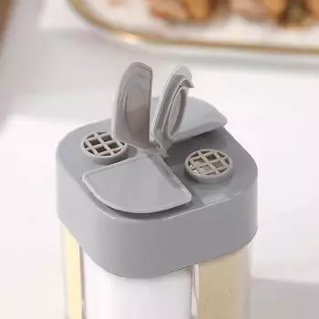 4-секционный диспенсер для специй, пластиковый диспенсер 4 в 1, набор для специй для кемпинга, приправа, шейкер для специй, контейнеры для специй для кемпинга белый