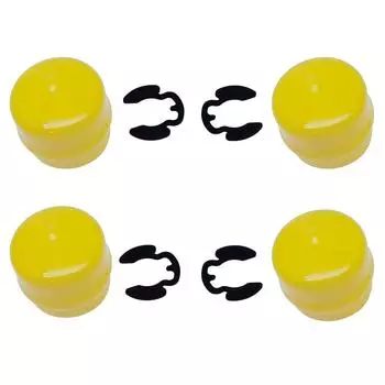 4 Sents Axle Cap Bearing Cover M143338 4 Комплект стопорных колец для газонокосилок John For Deere 102, садовый инструмент для замены триммера
