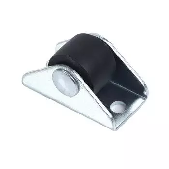 4 шт., 0,5 дюйма, мебельные прямые колеса, направляющие ролики, лоток для ящика, аксессуары, мусорный бак, ящик для хранения, корзина для белья, ролик серебряный