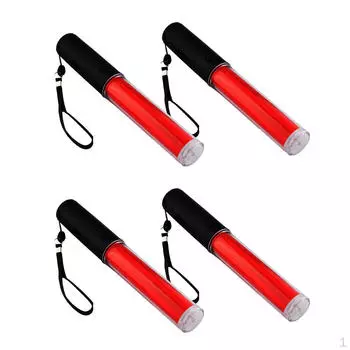 4 шт. 10-дюймовый светодиодный фонарик с магнитной палочкой для управления светофором и ремешком на запястье