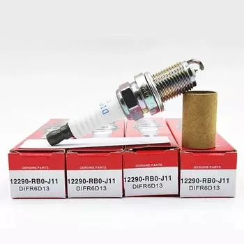 4 шт 12290-RB0-J11 DIFR6D13 иридиевая свеча зажигания для Honda CRZ 2012-2014 2016 1.5L L4 12290 RB0 J11 DIFR6D 13 12290RB0J11 4PCS