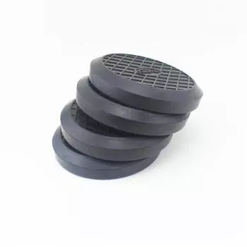 4 шт. 125 мм круглые резиновые накладки на рычаги, аксессуары для автомобильного подъемника для автоматического подъемника грузовика красный