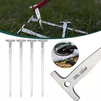 4 шт. 12 см колышки для палаток с отверстиями металлические колышки для палаток из нержавеющей стали для кемпинга тент навес
