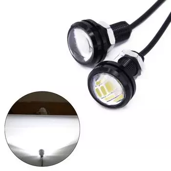 4 шт. 12 В 15 Вт белый орлиный глаз светодиодный автомобильный ДХО дневные ходовые огни резервная лампа