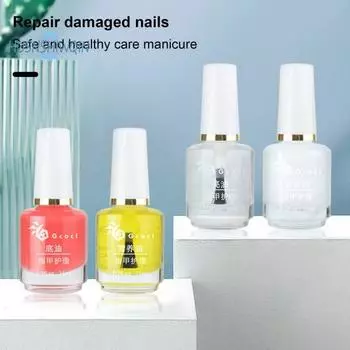 4 шт., 15 мл масло для ухода за ногтями - оживляет, питает, прозрачный быстросохнущий набор масел для ухода за лаком для ногтей для лечения ногтей ABCD
