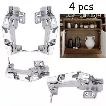 4 шт. 175 градусов угловые петли для шкафа, угловые петли для мебели, фурнитура для дома, кухни, ванной комнаты, шкафа
