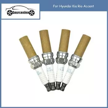 4 шт. 18843-10062 LKR6D10E Свеча зажигания для Hyundai Kia Rio Accent Picanto Morning 18846 10062 LKR6D-10E 96569 1884310062