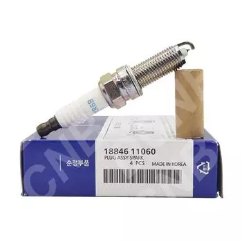 4 шт. 18846-11060 SILZKR6B11 иридиевая свеча зажигания для Hyundai I20 I30 CW IX20 Kia Carens III 1884611060 18846 11060 4PCS