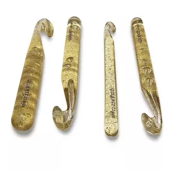 4 шт./1 комплект игл для вязания крючком, утолщенные пластиковые кристаллы, большая игла с крючком, очень толстая нить, набор для ковров из 4 моделей, рукоделие