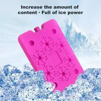 4 шт., 200 мл, пакеты для льда со снежинками, пищевые пакеты для льда, не содержащие бисфенола-А, многоразовые долговечные формы для кубиков льда разноцветный
