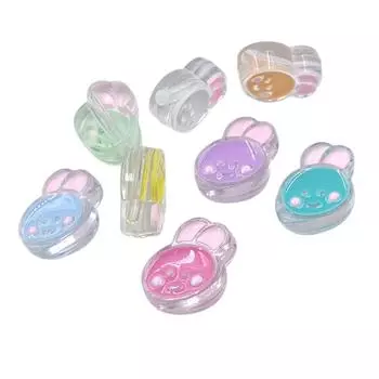 4 шт 20*26 мм изготовление ювелирных изделий своими руками для ожерелья браслет акриловый кролик кулон свободные бусины розы красного