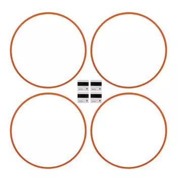 4 шт. 20-дюймовое защитное кольцо для обода колеса автомобиля из алюминиевого сплава, устойчивое к царапинам, защитное кольцо для обода колеса