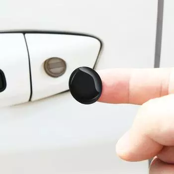 4 шт. 20 мм автомобильный замок, наклейки для замочной скважины, декоративная защита для Nissan Qashqai J10 J11 X-Trail t31 t32, Tiida Pathfinder Murano Note чёрный