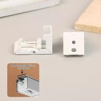 4 шт. 22 мм потолочные и настенные кронштейны для римских штор с верхней загрузкой для крепления жалюзи аксессуары белый