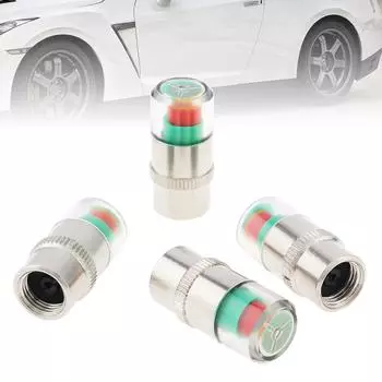 4 шт. 2,4 бар датчик давления в шинах автомобиля индикатор индикатор оповещения мониторинговый инструмент индикатор оповещения о давлении воздуха в шинах