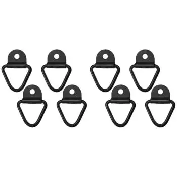 4 шт. 2-дюймовое черное стальное V-образное кольцо для крепления прицепов, грузовиков, складов