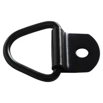 4 шт. 2-дюймовые черные стальные V-образные крепежные кольца для прицепов, грузовиков, складов #