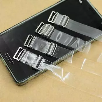 4 шт = 2 пары прозрачных силиконовых бретелей для бюстгальтера, женские внутренние ремни для ношения для девочек прозрачный