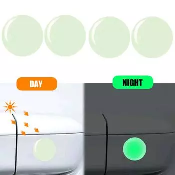 4 шт. 2 см наклейки для защиты от столкновений на дверные замочные скважины автомобиля, амортизирующая прокладка для двери автомобиля, аксессуары для внешнего украшения автомобиля белый