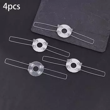 4 шт. 2-вилки 3-вилки оцинкованный фиксирующий пружинный зажим пружинная пряжка для фиксации абажура шрапнель своими руками для подвесных ламп фонари