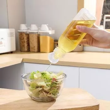 4 шт. 300 мл/500 мл бутылки для приправ, герметичные бутылки для приправ, контейнеры для соуса и масла для домашней кухни 500ML