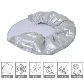 4 шт., 32 дюйма/82 см, колпак колеса для дома на колесах, сплав, подходит для защиты от ультрафиолета 4pcs 32 /82cm