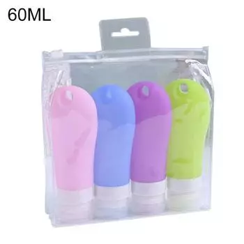 4 шт., 38/60/90 мл, дорожный лосьон, шампунь, гель, косметика, пустая бутылка с подвесным отверстием 90ML