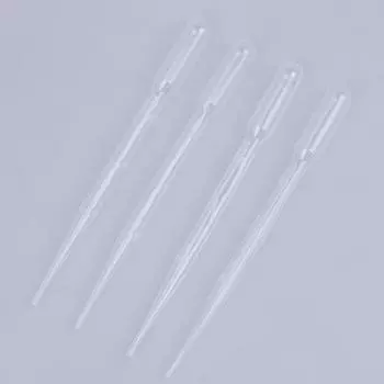 4 шт., 3 мл пластиковая пипетка для моделирования капельницы для краски