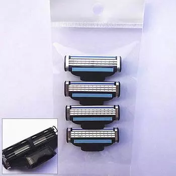 4 шт. 3-слойные лезвия для бритвы Mache 3 мужские лезвия для бритвы Gile Proglide лезвия для бритья Gillettee Lame