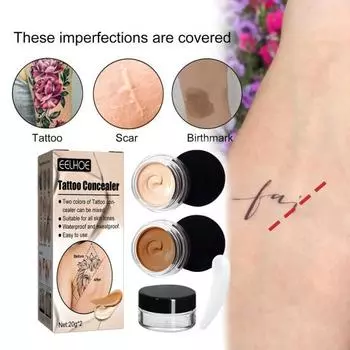 4 шт 40 г прочный нежный натуральный корректор шрамов, подходящий цвету кожи для мужчин