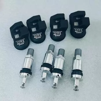 4 шт. 433 и 315 МГц 2-в-1 Датчик давления в шинах TPMS TDKS Программирование