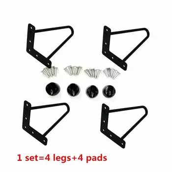 4 шт. 4/6/8 дюймовые железные металлические ножки для стола, аксессуары для дома, простые ножки для стола, современная мебель, проволочные ножки