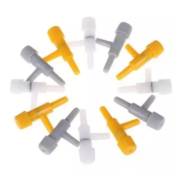 4 шт. 4,6 см регулятор воздуха для аквариума 3 цвета разъем для шланга портативный клапан управления воздушным потоком для аквариума